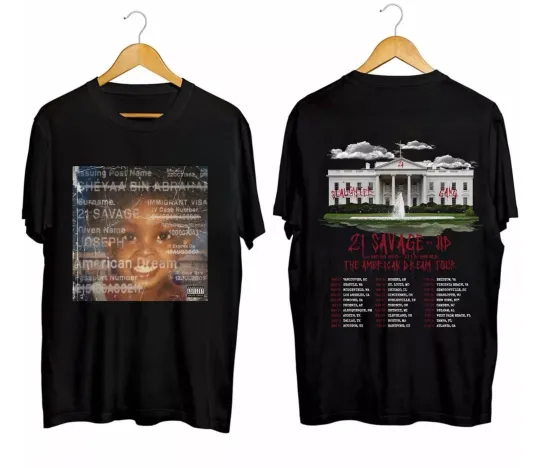 21 Savage The American Dream Tour 2024 Shirt
