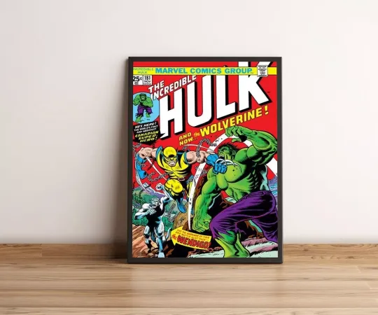 Hulk Vs Wolverine Poster