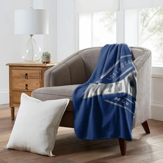Discover Los Angeles Dodggers M.L.B Fleece Throw Blanket