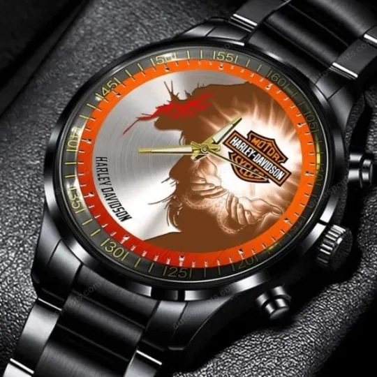 Discover Harley Motor Racing Davidsonn Black Stainless Steel Watch For Men