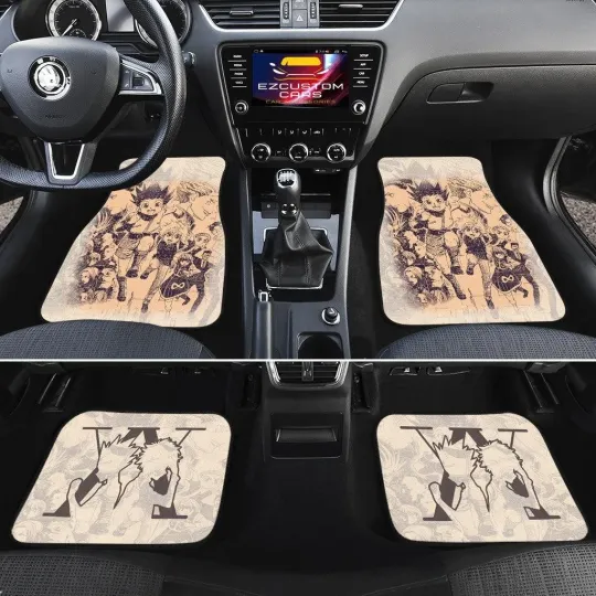 Discover xHunter Car Floor Mats Anime Manga Car Accessories