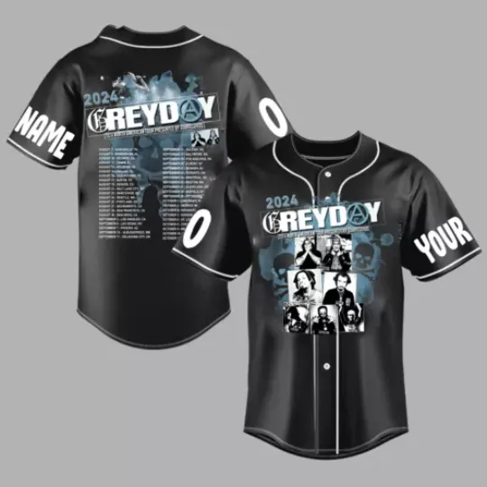 Personalized Grey Day Tour 2024 Suicide boys Unisex Baseball Jersey Shirts