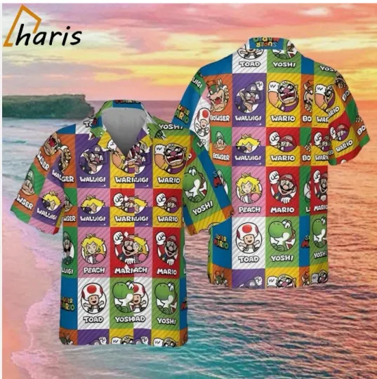 Discover Super Mario Hawaiian Shirt