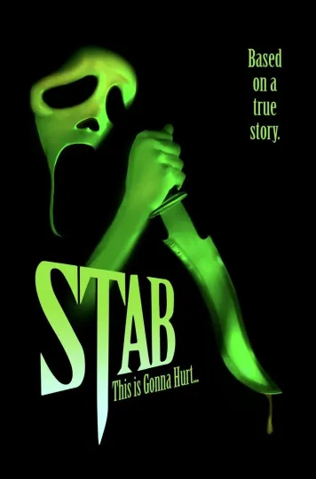 Discover 1996 Scream Movie Poster, Dewey & Sidney, Premium Matte