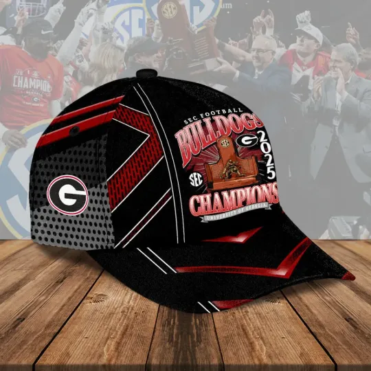 Discover Bulldogs Football 2025 SEC Champions Classic Cap