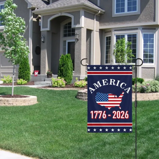 Discover We The People 1776-2026 Garden Flag, Memorial Day Patriotic, 250th Birthday Celebration
