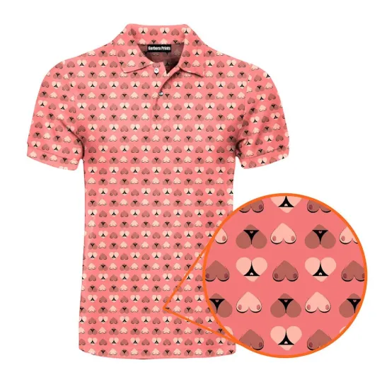 Discover Heart Hip Golf Polo Shirt for Men