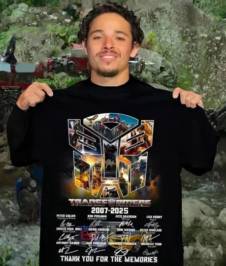 Discover Thank You Transformers 2007-2025 T-Shirt Men