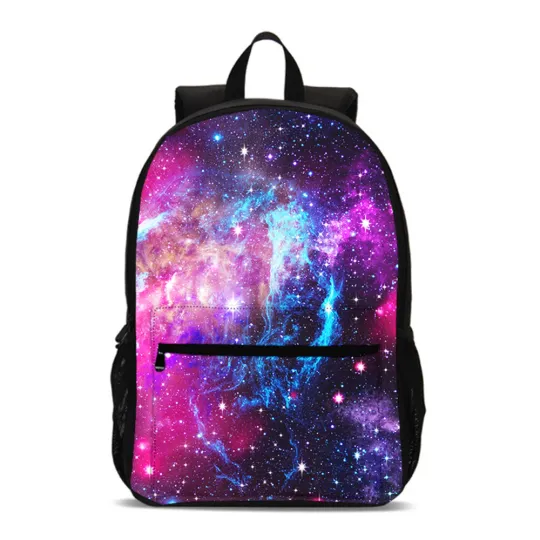 Discover Galaxy Cosmos Students Backpack, School Bag, Back To School Gift