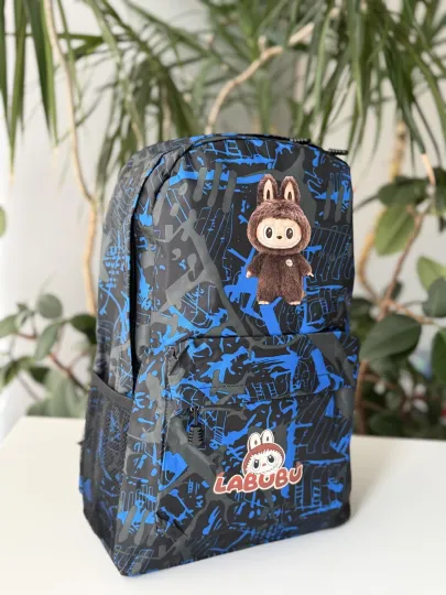 Discover LABUBU school backpack, cute backpack