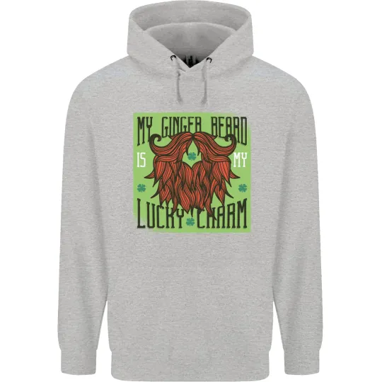 Discover St Patrick's Day Ginger Beard Lucky Charm Men's Hoodie