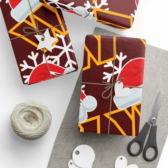 Discover Washington Commanders Papers, Christmas Gift Wrap, Football Team Presents