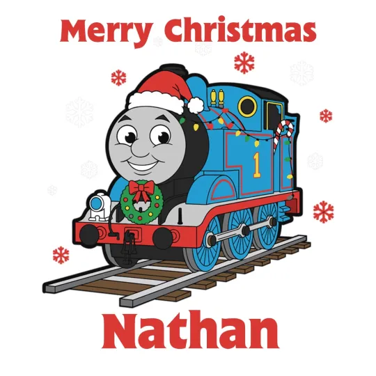 Discover Personalised Thomas the Tank Engine Christmas Wrapping Paper