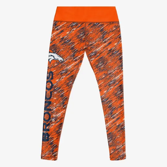 Discover Denver Broncos Women's Leggings Yoga Running Tights Static Rain Design