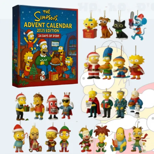 Discover Funny Cartoon Advent Calendar 2025, 24 Day Countdown