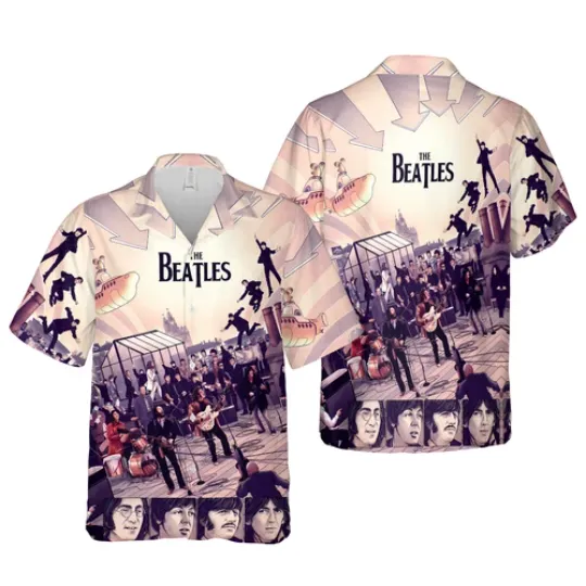 Discover The Beatles Summer Hawaiian Shirt