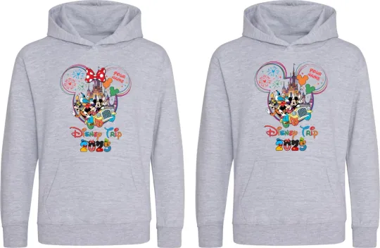 Discover Personalized Disneyl Trip 2025 Mickey Minniee Hoodie Disneyworld Trip Hoodie