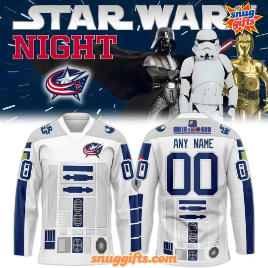 Discover Personalized Columbus Blue Jackets Star Wa.rs Night 2025 Hockey Shirt Fan Gear