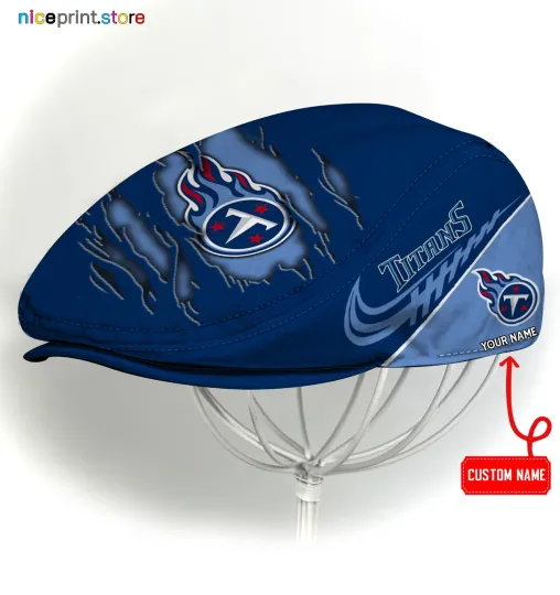 Discover Tennessee Team Titans Jeff Cap football Jeff Cap football Driving Cap, football Golf Cap
