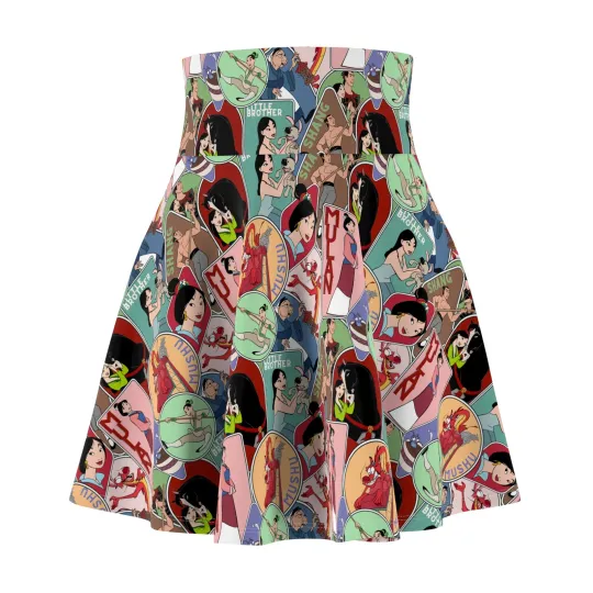 Discover Mulan Women's Skater Skirt, Gift for Her