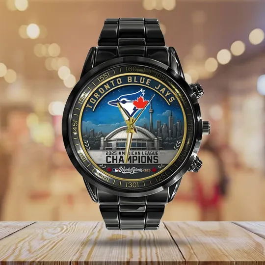 Discover Blue Jays 2025 American League Champions Steel Watch