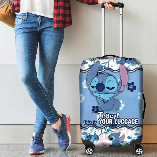 Discover Personalized Disney Lilo & Stitch Luggage Cover
