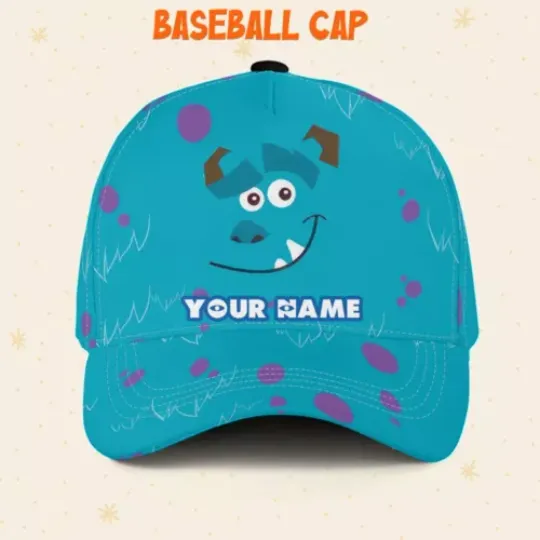 Custom Monster Inc Sulley Cap, Disney Castle Family Hat Disney Vacation Hat