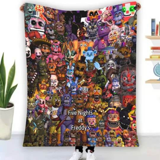 Discover Five Nights At freddy's Fleece Blanket