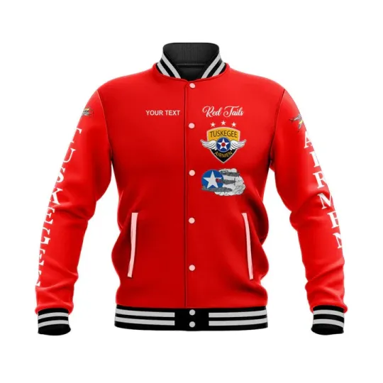 Discover Custom The Red Tails Tuskegee Airmen Baseball Jacket
