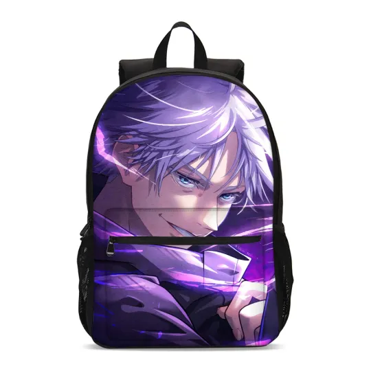 Discover Satoru Gojo Jujutsu Satoru Anime Students Backpack, School Bag, Back To School Gift