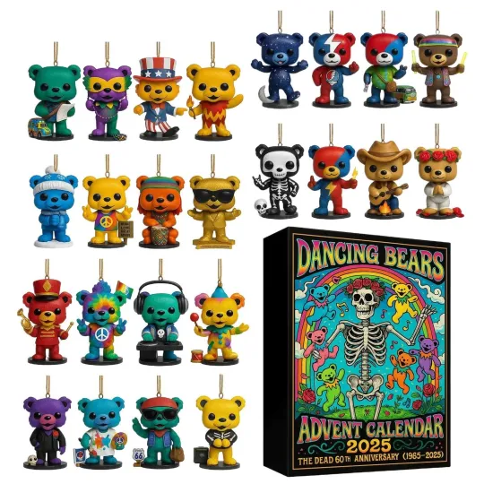 Discover Dancing Bears The Dead 60th Anniversay Advent Calendar 2025 2D Acrylic