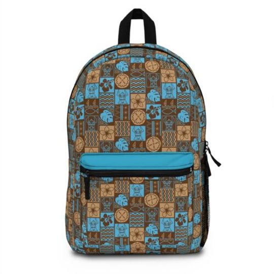 Disney Stitch Tiki Hawaiian Tapa Print AOP Backpack