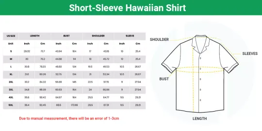 Vacation Short Sleeve Unisex Hawaiian Shirt
