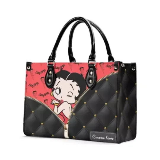 Personalized Betty Boop Mon Gift Handbag, Custom Betty Boop Mother's Day Gift