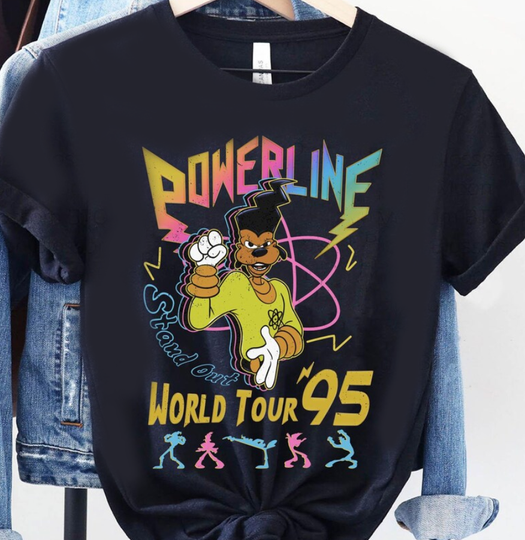 Powerline  World Tour 95 Shirt A Goofy Movie Birthday Gift Ideas