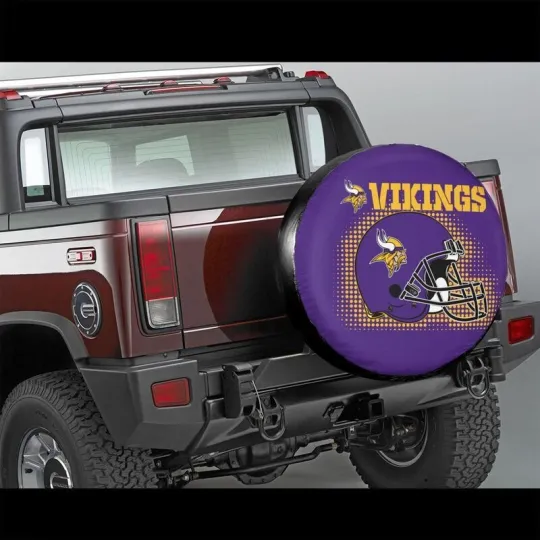 Discover Minnesota Vikings Spare Tire Cover