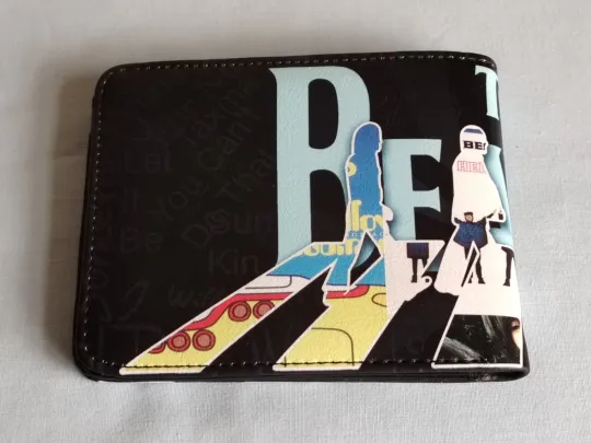 Discover The Beatles Bi-Fold Leather Wallet Design 5