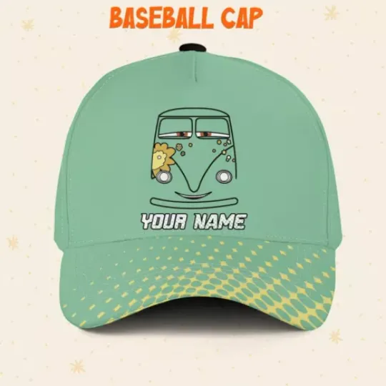 Custom Cars Fillmore Face Cap, Disney Castle Family Hat Disney Vacation Hat