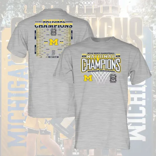 Discover Michigan Wolverines 2026 Men's Basketball National Champions Bracket Both Side