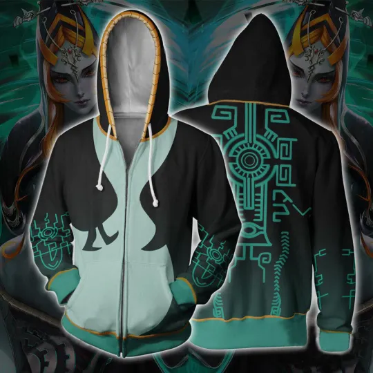 Discover The Legend of Zelda Breath of the Wild Link 3D Zip Hoodie Sweatshirt Jacket