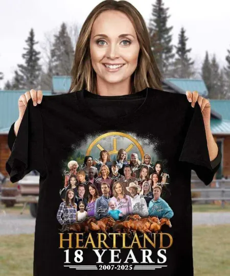 Discover Heartland 2007-2025 Thank You T-Shirt for Men