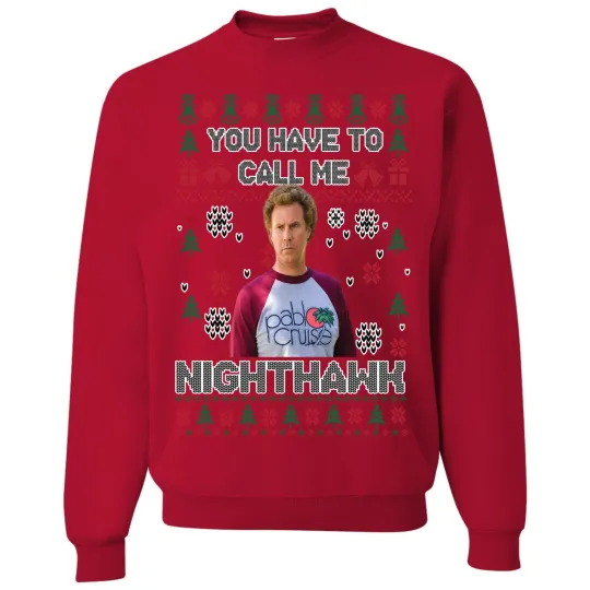 Discover Ugly Christmas Sweater | Call Me Nighthawk | Funny Xmas Sweatshirt