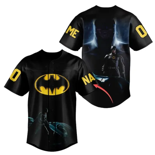 Discover Personalized Batman Baseball Jersey for Fans