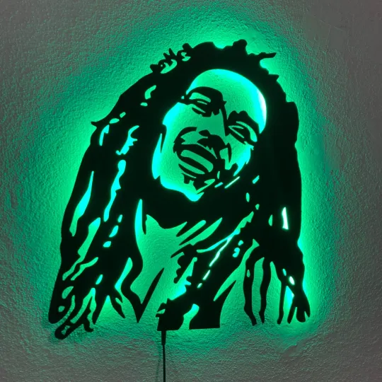 Discover Bob Marley LED Neon Sign