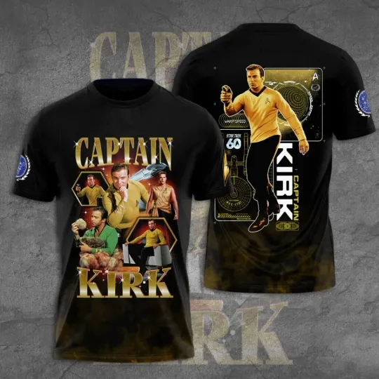 Discover startreks2020 x Captain Kirk 60th Anniversary 3D Apparel