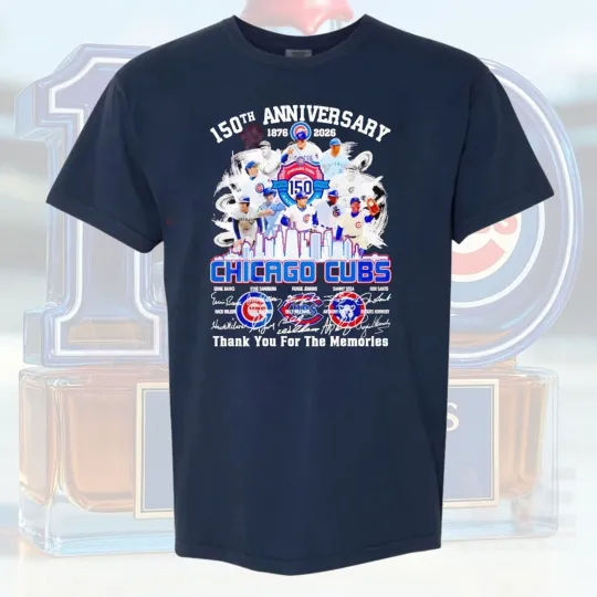 Discover Chicago Cubs 150th Anniversary 1876-2026 Thank You