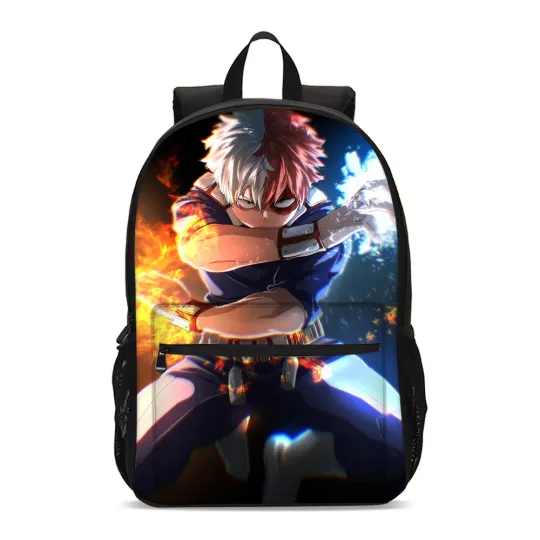 Discover Hero Anime Shoto Students Backpack, School Bag, Back To School Gift