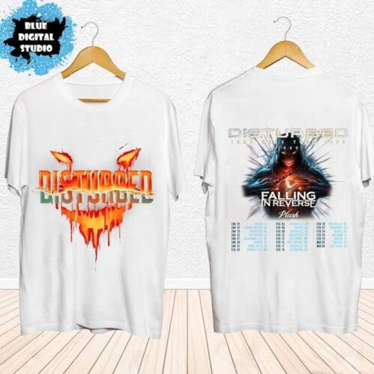 Disturbed 2024 Tour Shirt, Disturbed Band Fan T Shirt