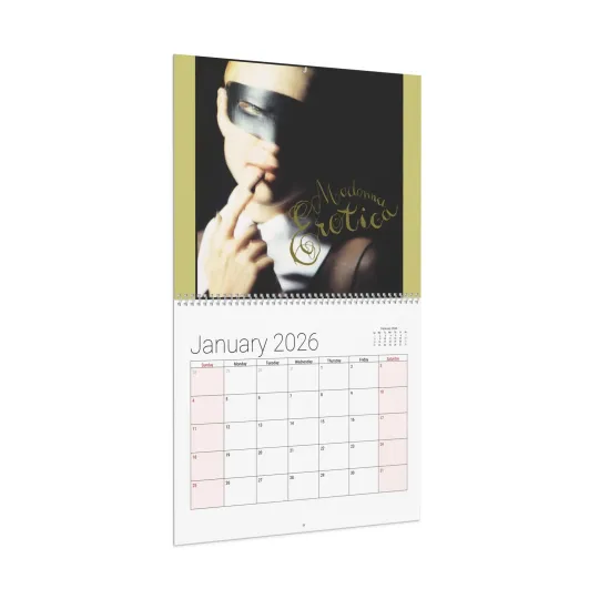 Discover Madonna Erotica 2026 Wall Calendar - Home Decor and Music Fan Gift