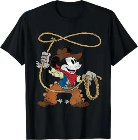 Discover Disney Mickey Mouse Cowboy Costume T-Shirt, Gift For Friends